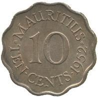 Cupro-nickel Proof 10-Cents, 1947 (KM 24).