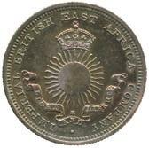 50-80 3683 Imperial  ¼-Rupee, 1890H (KM 3).