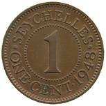 Seychelles 3807 George VI, Bronze Proof