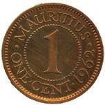 3728 Crown Colony, Elizabeth II, Bronze Proof Cent, 1962 (KM 31).