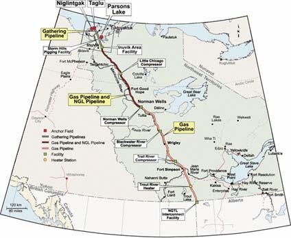 Northern Energy Development Mackenzie Gas Pipeline: Northern Canada s largest single development Environmental Impact Assessment of Pipeline (DFO