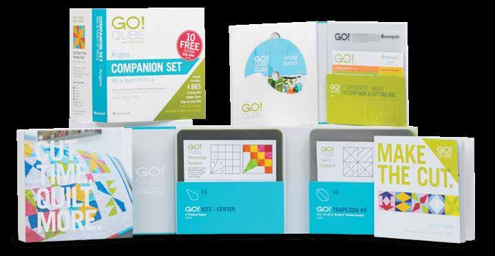 Companion Set-Angles FIND YOUR ANGLE. The GO! Qube Companion Set Angles expands the number of quilt blocks that the GO!