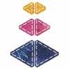 Island Star Quilt (60" x 60"): GO! Hexagon-1", 1 1 2", 2 1 2" Sides ( 3 4", 1 1 4", 2 1 4" Fin.