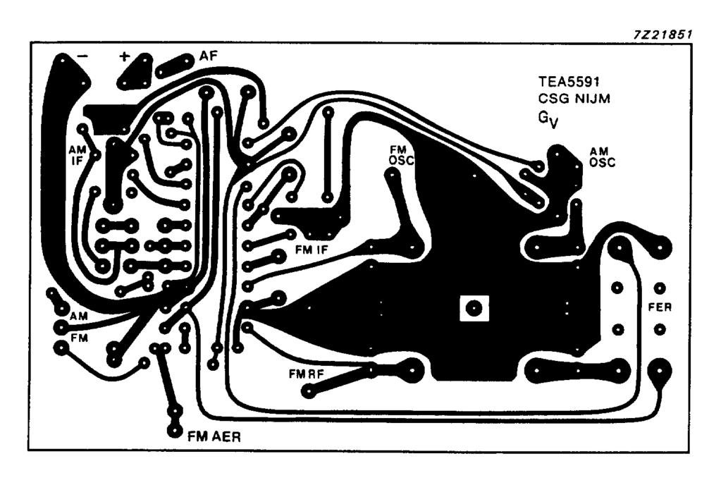 13 Printed-circuit board component side, showing