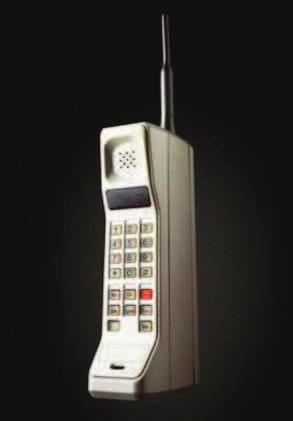 Analog cellular telephony (1980s) 2G:
