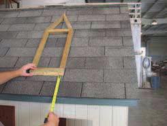 Measure from the edge of the building to edge of the treated dormer frame.