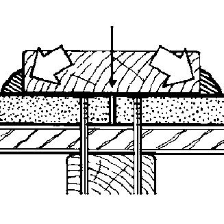 DO NOT caulk the bottom of the horizontal joint that is above the flashing. Install each panel vertically or parallel to wall framing.