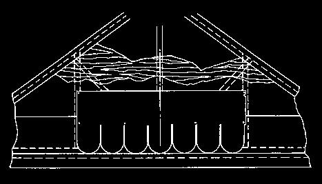 Use this pattern as a guide when you cut the panels to fit the gable. First Course 1. Locate the first piece relative to the centerline of the gable.