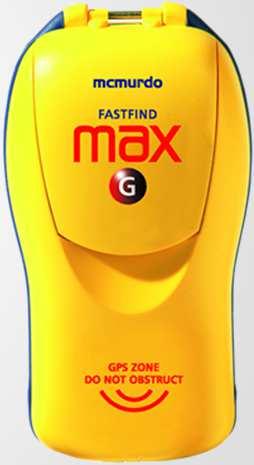 SMARTFIND FASTFIND MAX G PLB MINIMUM 48 HOURS CONTINUOUS USE USER REPLACEABLE BATTERY (5 YRS) BUOYANT OPERATES IN
