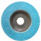 Treated Zirconia & Silicon Carbide Flap Discs ULTIMATE Treated Zirconia with Fiberglass Backing For Stainless Steel Applications Made with a specially Treated Zirconia (TZA) grain and grinding aid