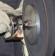 Convolute Wheels Convolute Wheels Made of Nonwoven Abrasives impregnated with resin wrapped and bonded around a center core.
