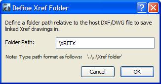 Miscellaneous location of the folder where the AutoCAD drawings will be saved. The path should be placed between single quotation marks.
