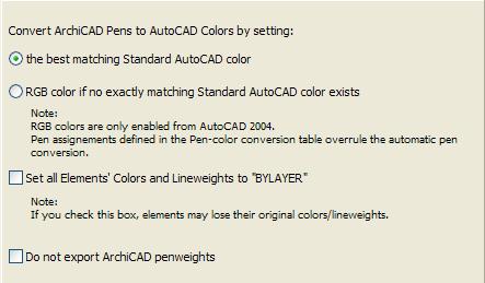 Miscellaneous <ArchiCADLayer>_<Prefix>Pen No.<Postfix>. When you choose this option, the Pen-based layer names dictionary will be used to replace some of the <Prefix>Pen No.