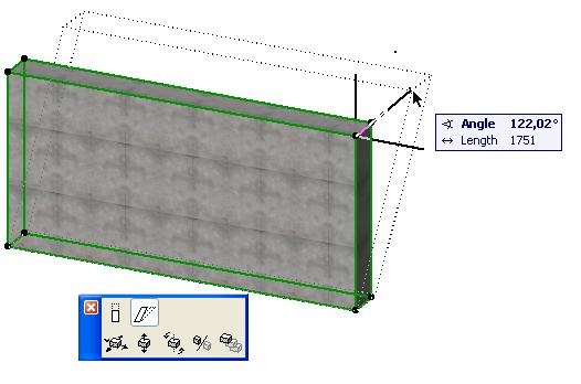 GRAPHICAL EDITING OF THE MODEL: NEW TECHNIQUES In ArchiCAD 10, basic editing commands (Move, Horizontal/Vertical Stretch, Rotate, Mirror, Multiply etc.