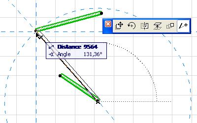 User Interface and Navigation Move your mouse cursor toward the one that has the Angle Bisector icon over it. The desired Guide Line will be displayed by the program.