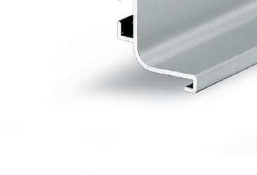 Securing brackets to fit rail profiles to the cabinets must be ordered separately in sets of 25 pairs (GPFIXING).