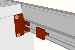 cabinets and must be ordered separately to the rail profiles (supplied in