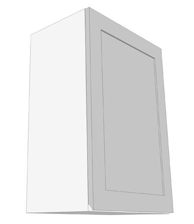 WALL CABINETS There is no specific rail profile for wall units.
