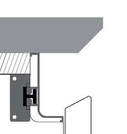 FITTED RAIL DETAIL (top rail shown) FLUSH RAIL SYSTEM The flush rail profile is designed to sit flush to the front