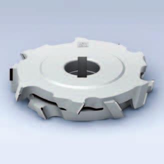 2.1.2 Jointing cutter Jointing cutter - adjustable For tear free jointing with feed and against feed. Edge processing machines and double end tenoners. Particle and fibre materials (MF etc.