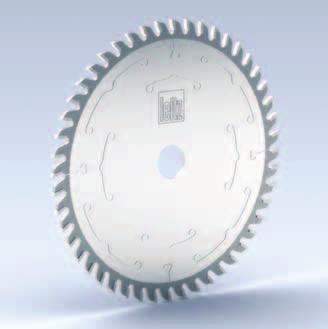 2.1.8 End trim sawblades Circular sawblade for end trim on edge banding machines For low noise trim cuts of edge bandings. Single or double sided edge banding machines and double end tenoners.