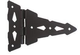 as NW38945Q but in stainless steel with mill finish 10" Contemporary T Hinge NW38947Q 4410 pair per