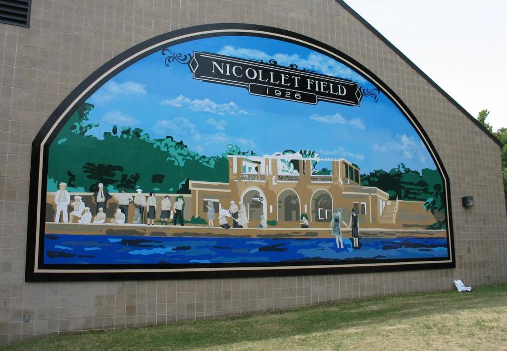 The historic building at Nicollet Field is