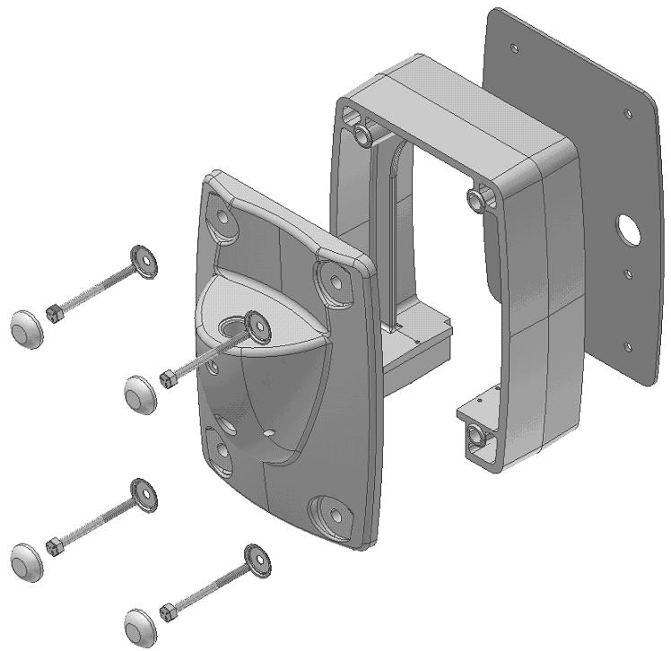 Page 2 of 6 EXPLODED VIEW PDI-179C-EXT Extension PDI-179C Wall Plate PDI-192 Green Ground Screw GROUND WIRE ¼ -20 x 5 Mounting Bolt 4 Required PDI-270 Bolt Cap Cover Kit (Optional) PDIPPHMS 832 25
