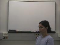 person is in front of a whiteboard (location of which is known), one camera focuses on the whiteboard (Figure 5).