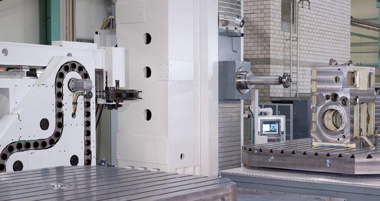 K-Series The machine tool series for precise complete machining of heavy, prismatic workpieces. It can be equipped with a RAM and facing head as well as a comprehensive range of equipment.
