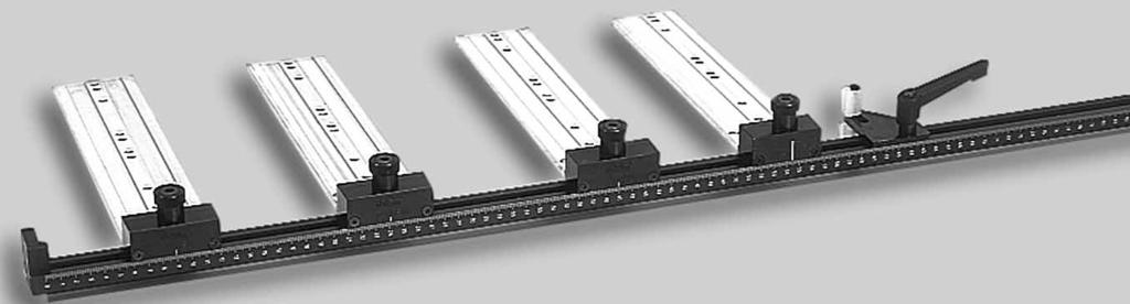 Cabinet profile drilling jig - For determining cabinet profile positions using the integrated ruler - Drilling jig can be used with assembled or unassembled cabinets - Ensures precise and level