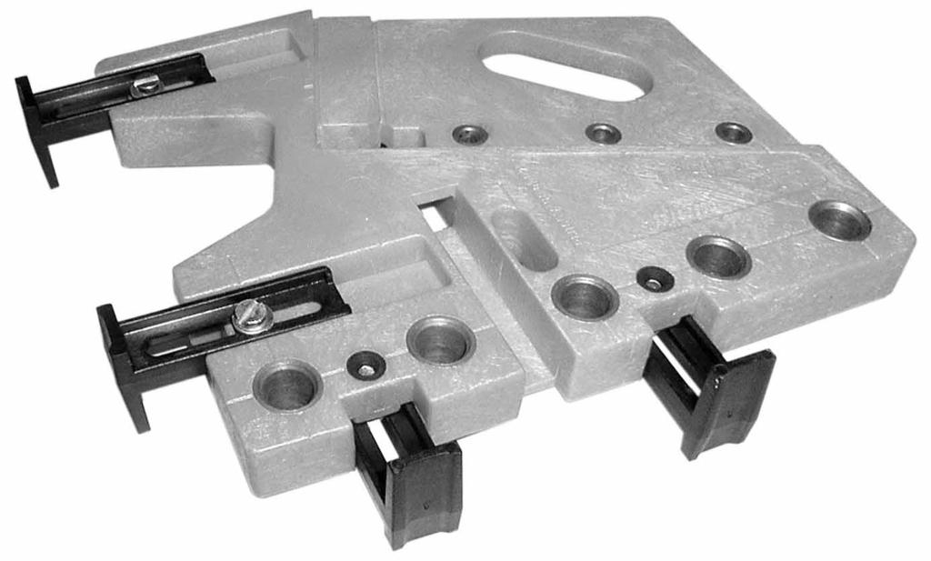 Universal drilling jig - For marking or predrilling holes for front fixing brackets, drawer back and bottom (METABOX C15) - Suitable for the following drawers: METABOX 0/330 N, M, K, H TANDEMBOX 358