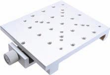 English or metric mounting holes allow direct mounting of a wide selection of linear stages, rotation stages and optical mounts.