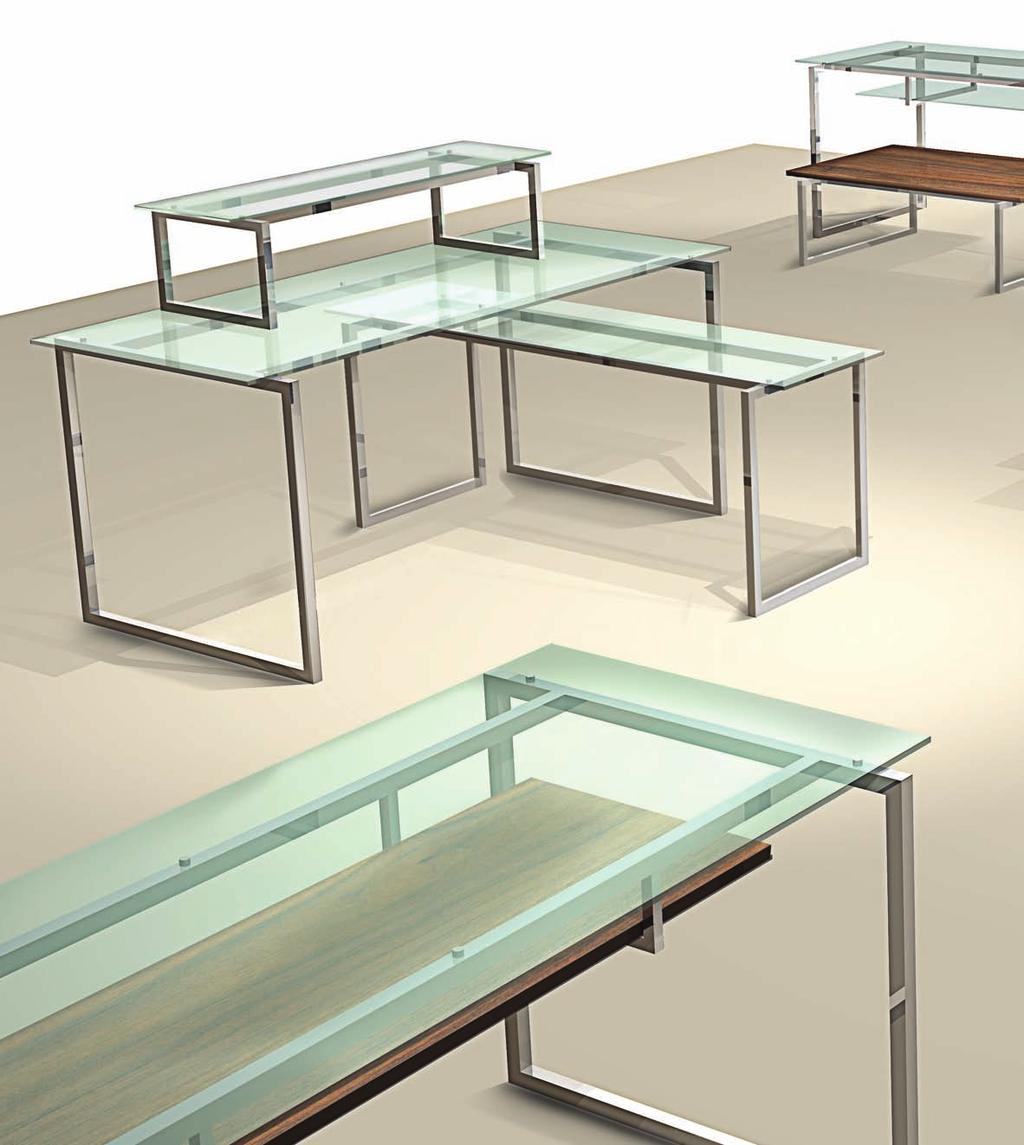 TABLES STEPPE + TRIO STEPPE tables are ideal for merchandising or occasional furniture,