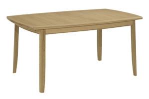 Shaped Dining Table on Pedestal Width 1600 (Extends to) 2030/2460 Depth