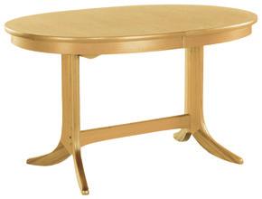 920 Deep-rimmed table top with easy-action folding centre leaf.