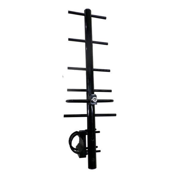 They can be mounted in vertical or horizontal polarization, provides the users with black powder coated aluminum boom, solid elements, Heavy duty mounting hardware with all-weather operation.