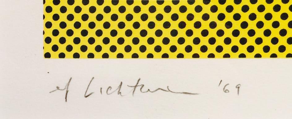 10 Comparable signatures for Lichtenstein Roy Lichtenstein generally signed his name in cursive, writing his first and last name.