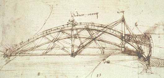 The Revolving Bridge Leonardo da Vinci designed this Revolving Bridge for Duke Sforza. I choose this piece of work because Leonardo da Vinci was knowledgeable about this invention.