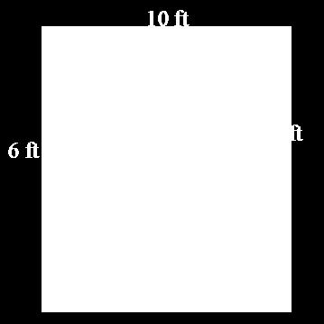 11. Julio s bedroom has the following floor plan. Part A: Find the perimeter of the room. Show your work. Part B: Find the area of the room. Show your work. 12.