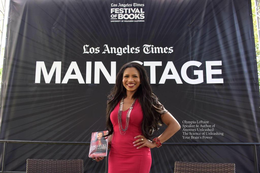 In the News Olympia LePoint is seen at The Los Angeles Times Festival of