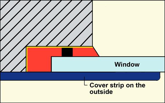 edge on the window Method 2: a layer of SABA Primer 760