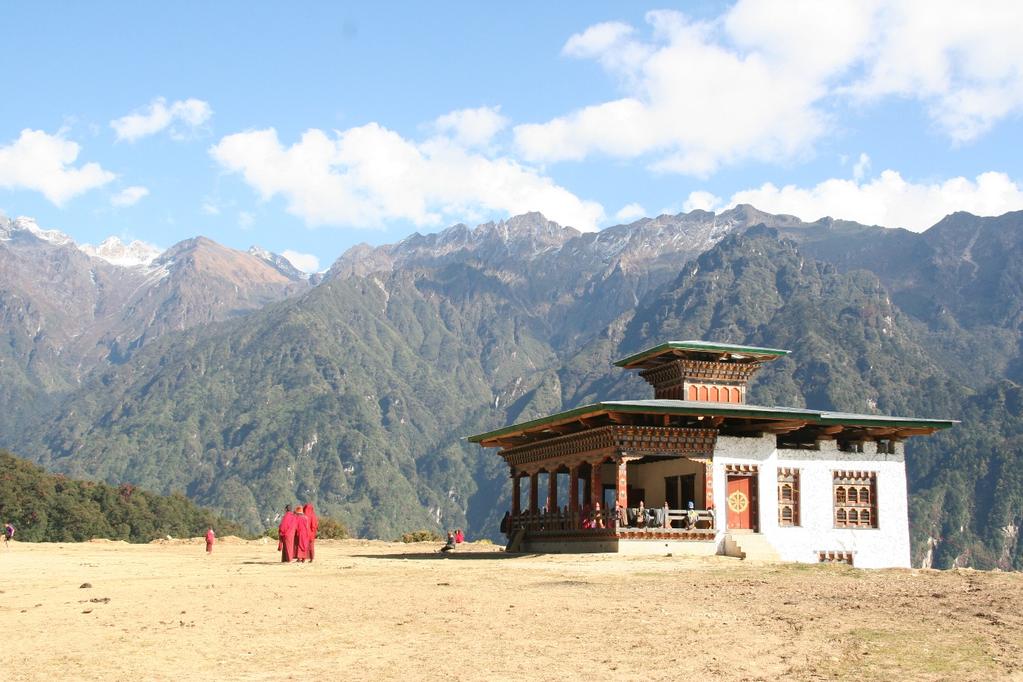 Punakha Dzong with some