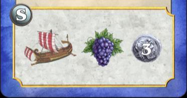 If the Roman player committed at least 1 Infantry card and wins the naval combat, then 1 enemy Warship is considered captured. Immediately add 1 free Warship to the Roman Fleet.