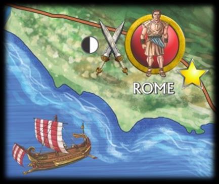 In addition, the Carthaginian player puts the Campaign card at the bottom of his draw deck after shuffling. The remaining Empire cards do not need to be shuffled. 2.