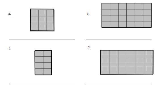 What is the area of each of the following