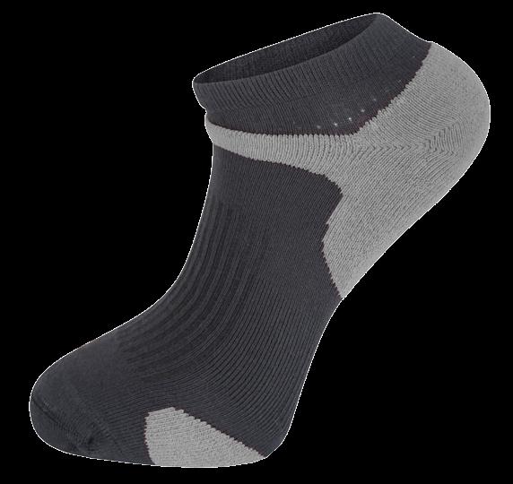 MENS TECH ANKLE SOCKS C9164 black/grey, silver/charcoal, white The soft and smooth mercerized fabric of this classic mini stripe
