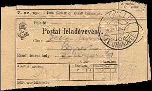 Postal Documents -