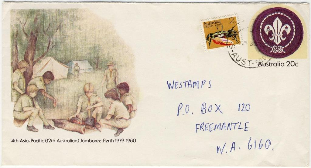 Commercial use of Scout stamps and Scout postal