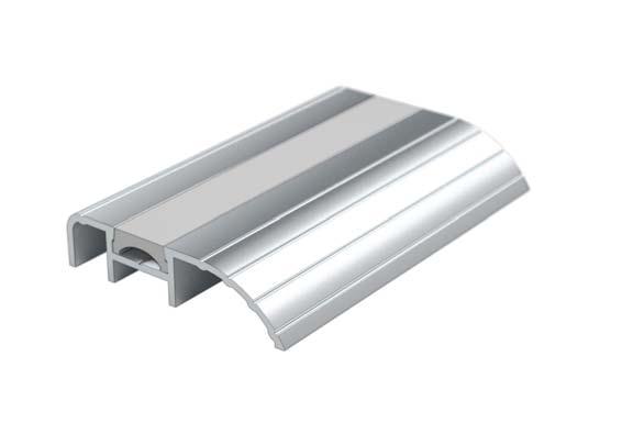 THRESHOLD PLATES + RAMPS LAS4015 HEAVY DUTY Heavy duty, aluminium threshold plate suitable for outward opening doors to prevent rain, draught and light.